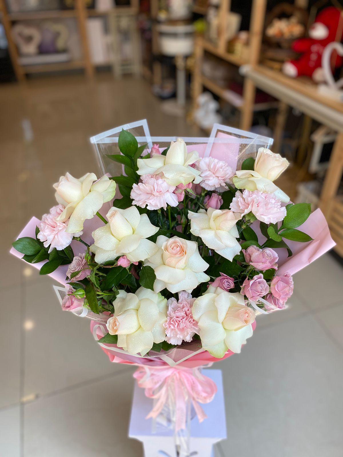 Light Pink Bouquet - Besan Flowers