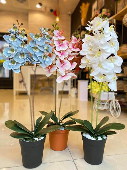 Besan Flowers Artificial Orchid Plant, High quality artificial flowers