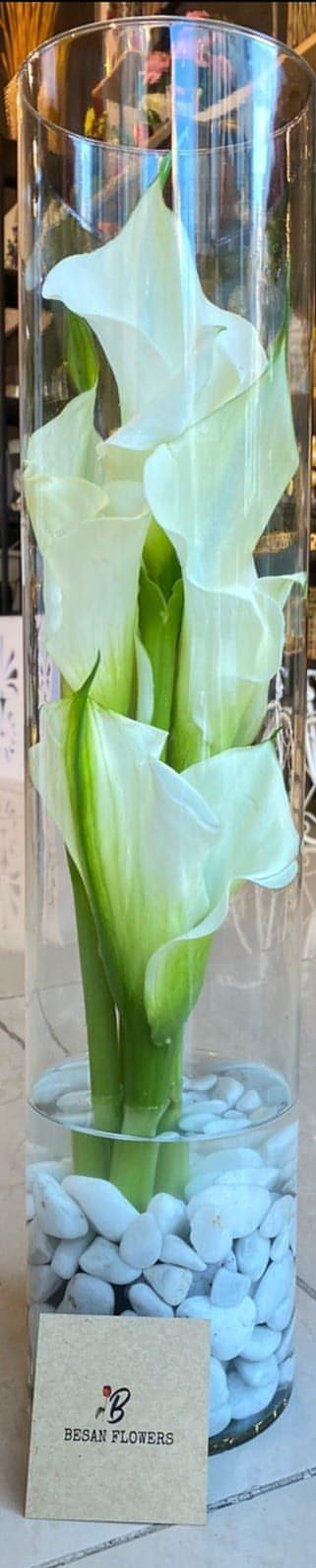 Besan Flowers Calla Vase