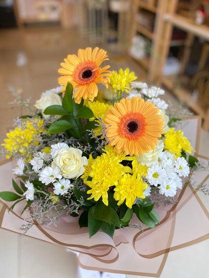 Dual Gerbera Boquet.