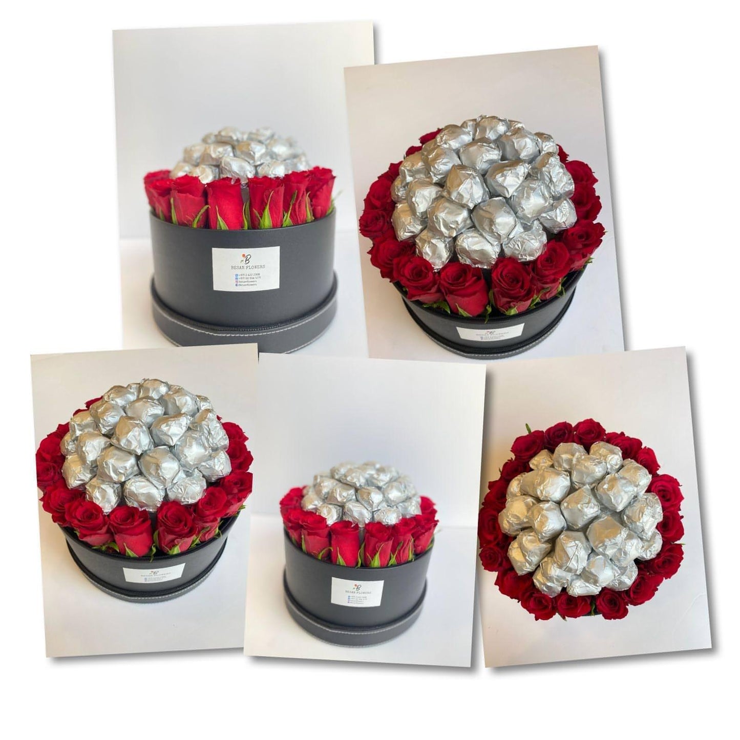 Besan Flowers Ferrero Box