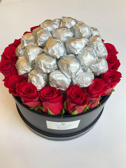 Besan Flowers Ferrero Box