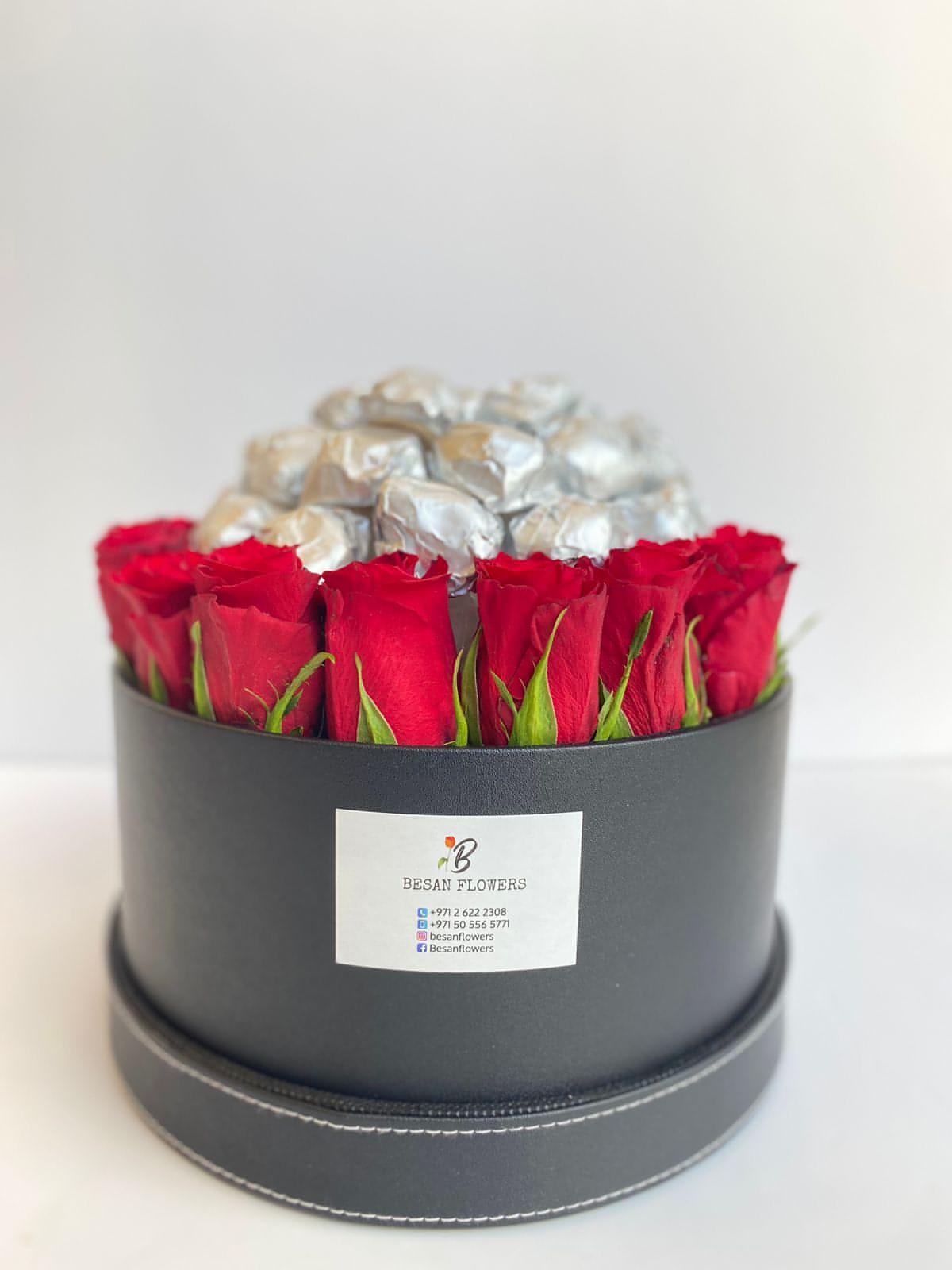 Besan Flowers Ferrero Box