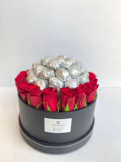 Besan Flowers Ferrero Box