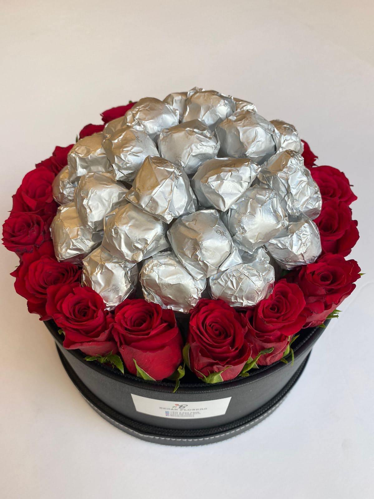 Besan Flowers Ferrero Box