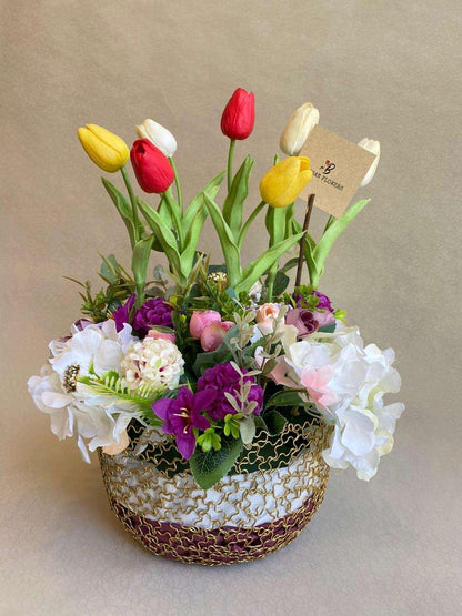 Besan Flowers Flora basket