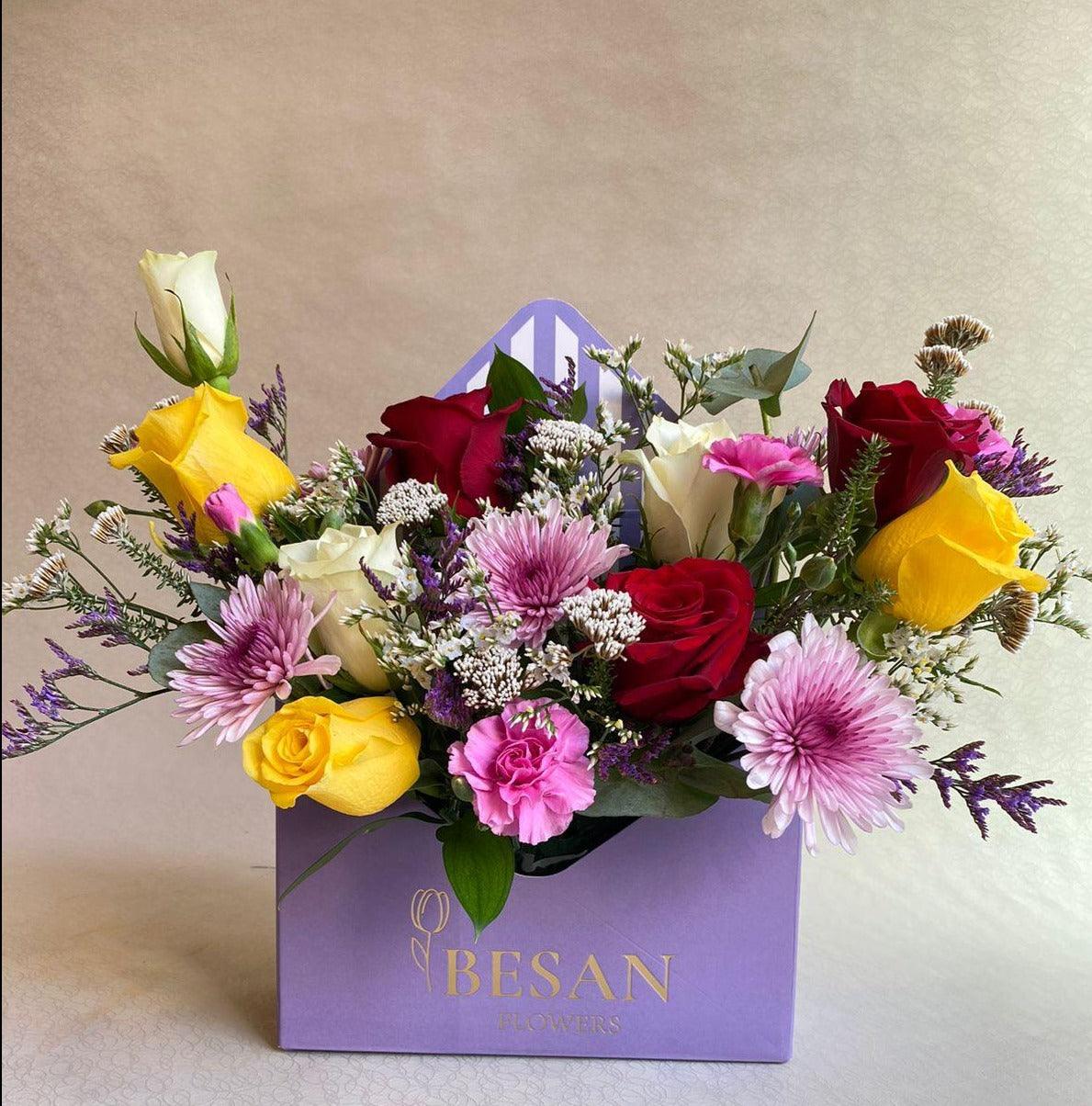 Besan Flowers Flowers Envelope