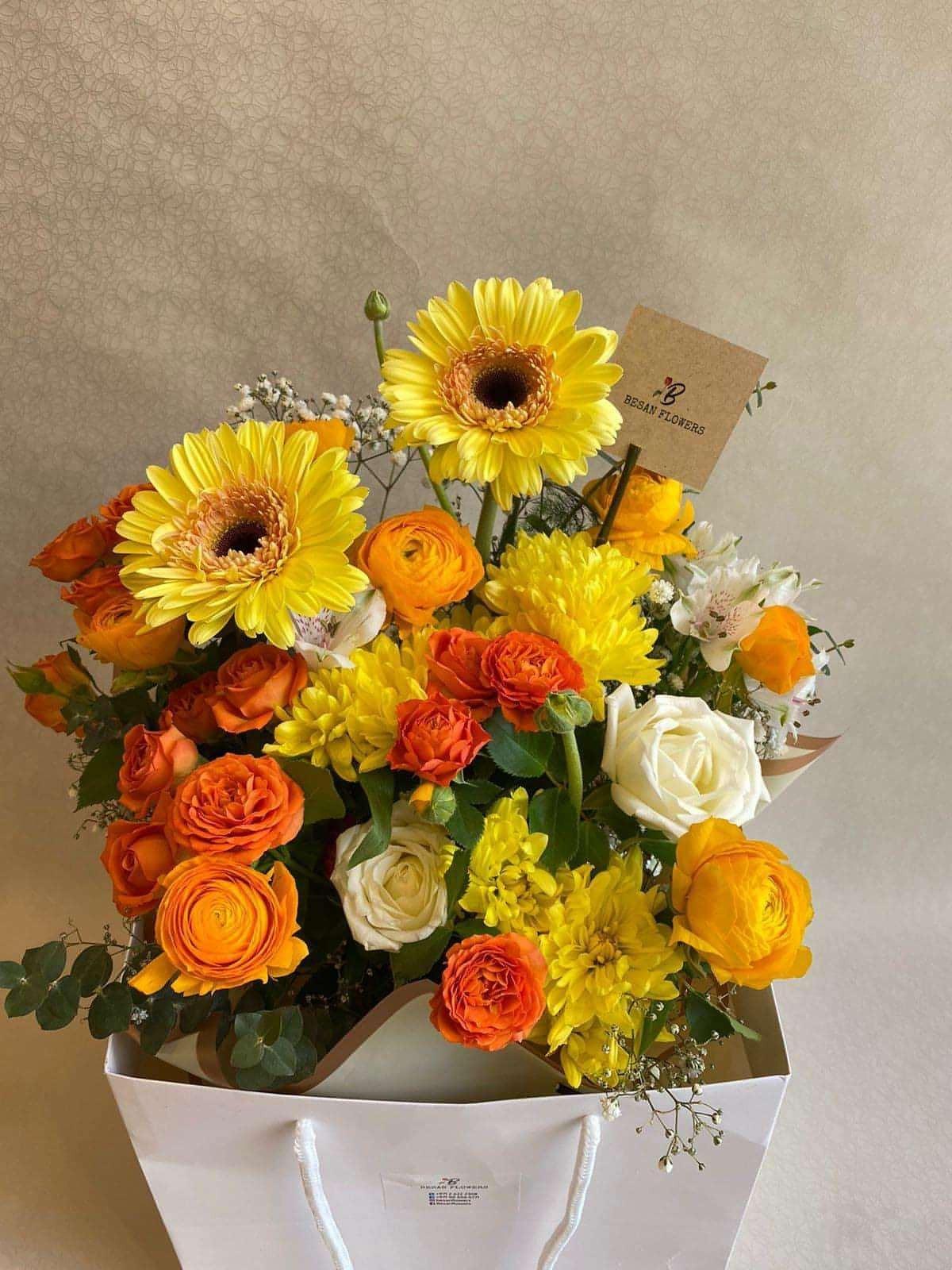 Besan Flowers Happiness bouquet