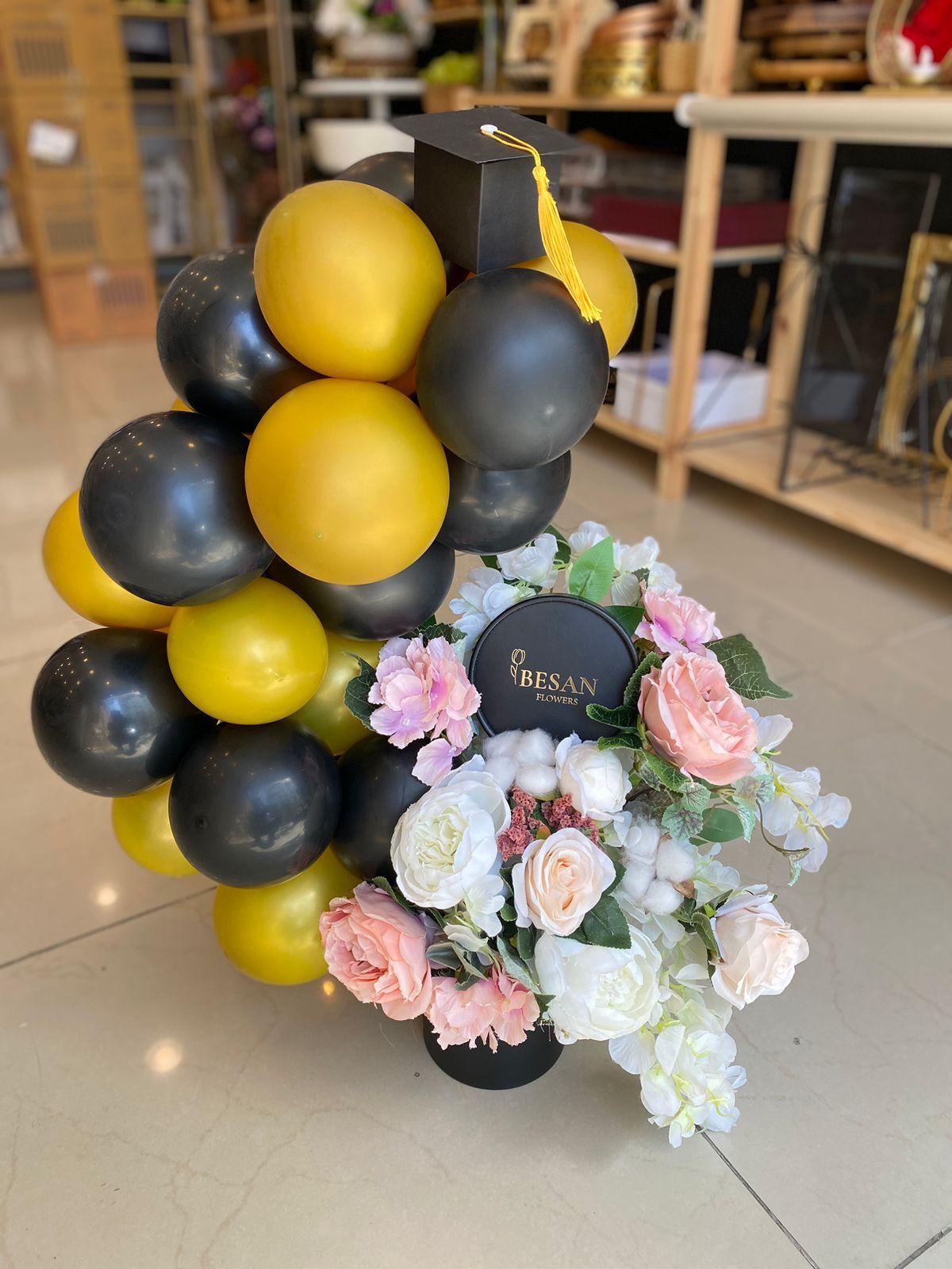 Besan Flowers I'm Grad Arrangement