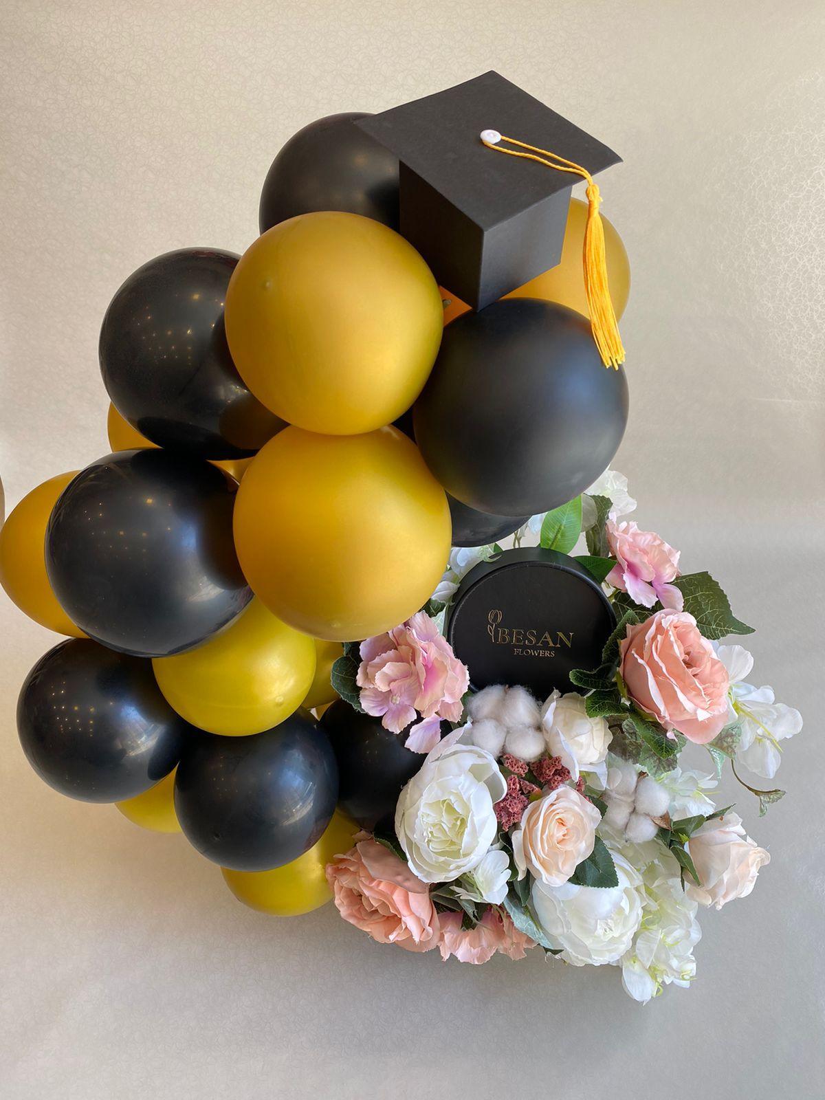 Besan Flowers I'm Grad Arrangement