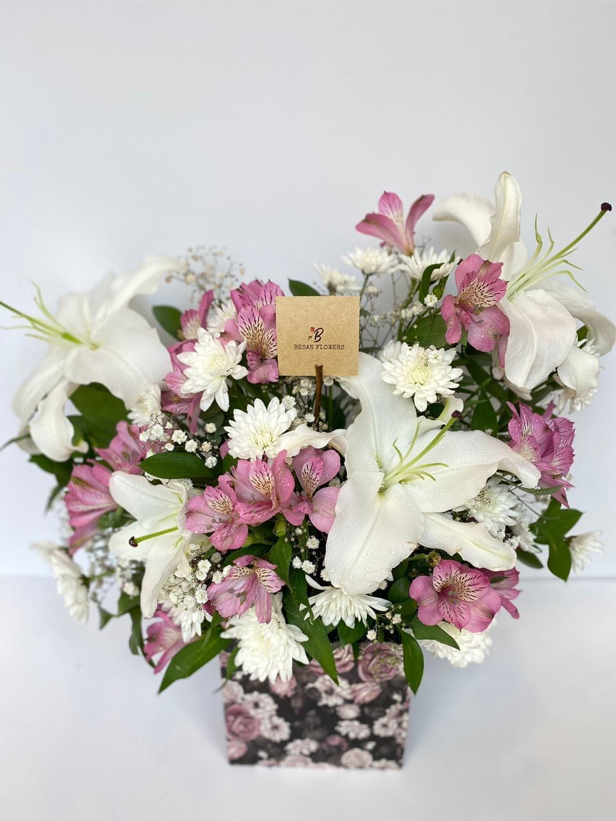 Besan Flowers Lily Flowers box