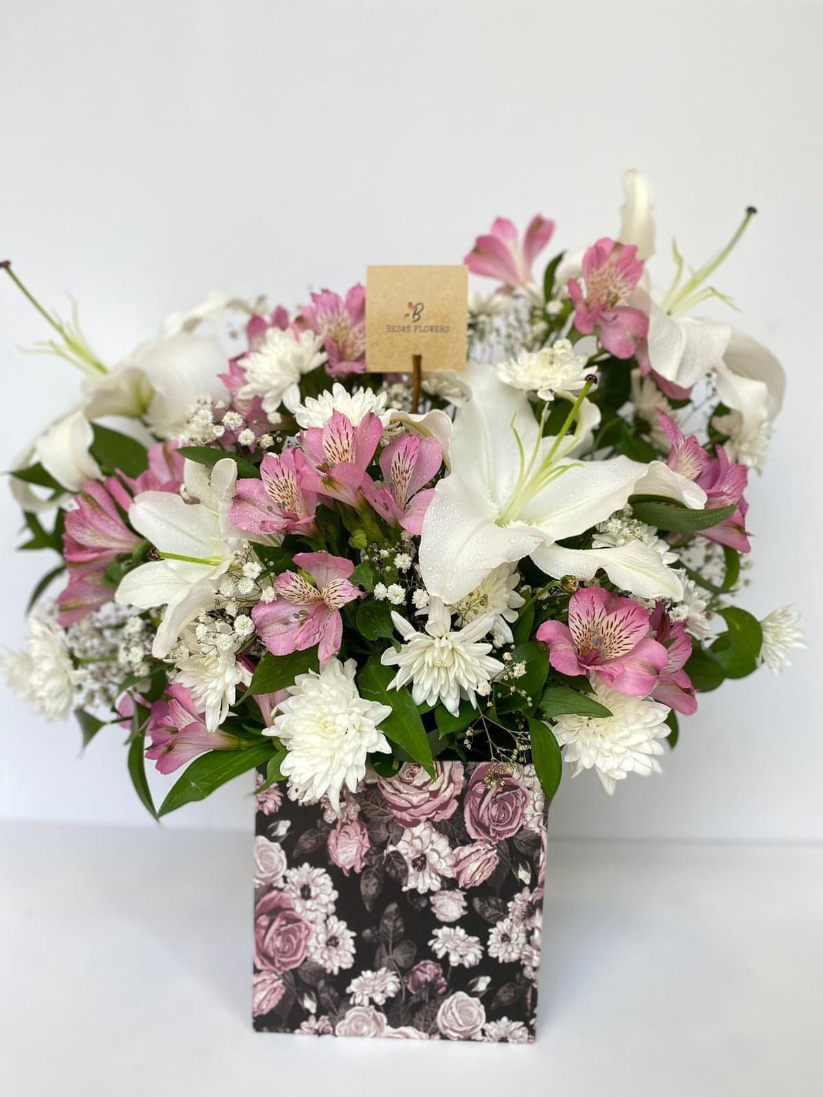 Besan Flowers Lily Flowers box