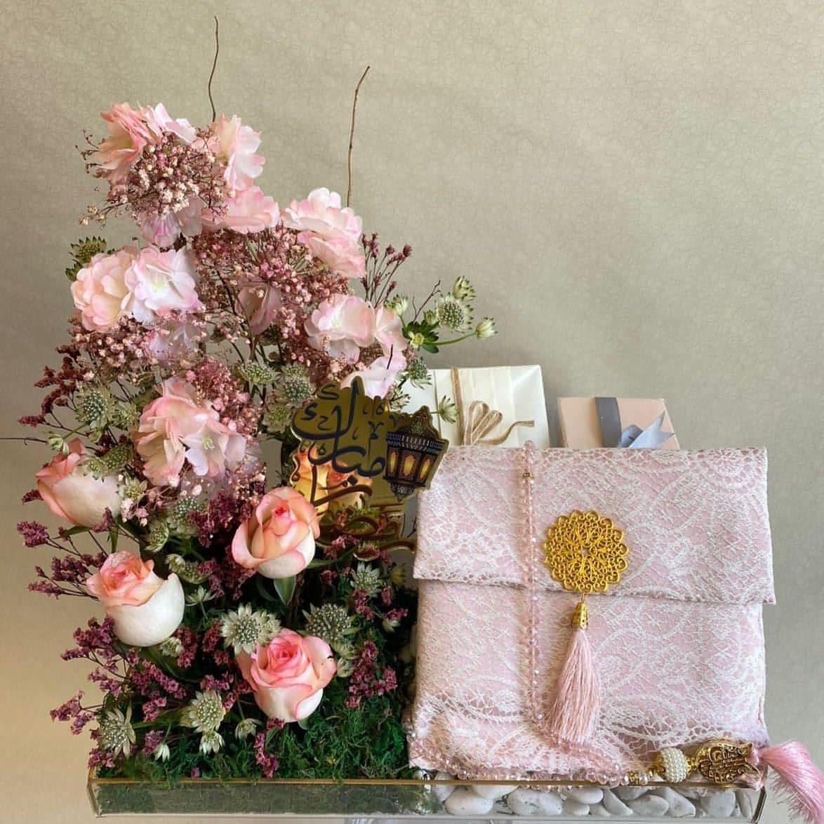 Ramadan box Pink Theme Box - Besan Flowers