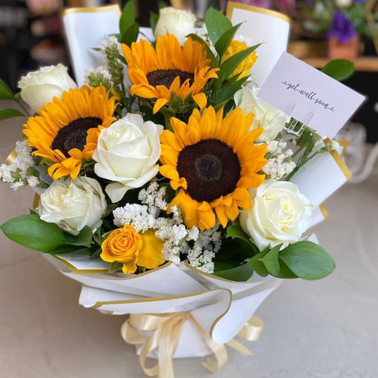 Sunflower bouquet. - Besan Flowers